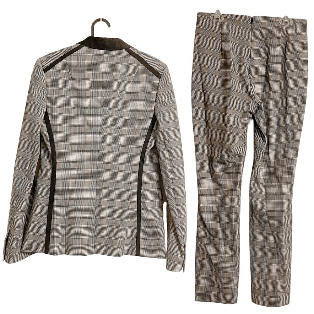Rag & Bone Rylie Glen Plaid Grosgrain Trim Blazer Suit Set - Picture 10 of 10